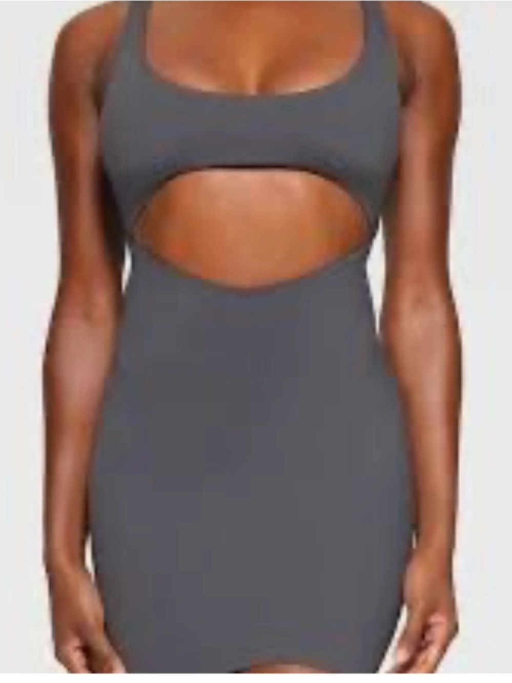 NWT Skims Recycled Swim Cut Out Tank Dress